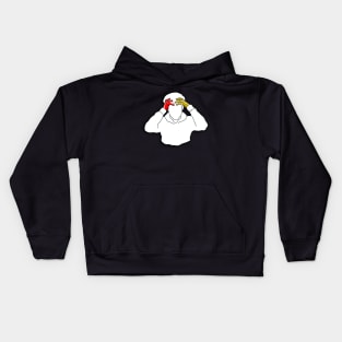 Headspace Logo (White Red Yellow) Kids Hoodie